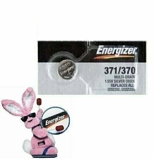 1 Energizer 371 370 SR920W SR920SW SILVER OXIDE battery