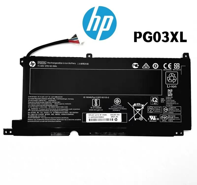 Genuine PG03XL Battery for HP Pavilion Gaming 15-DK 15T-DK 15-EC L48430-AC1 OEM