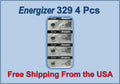 329 Battery Replacement Watch Battery Equivalent Energizer x 4