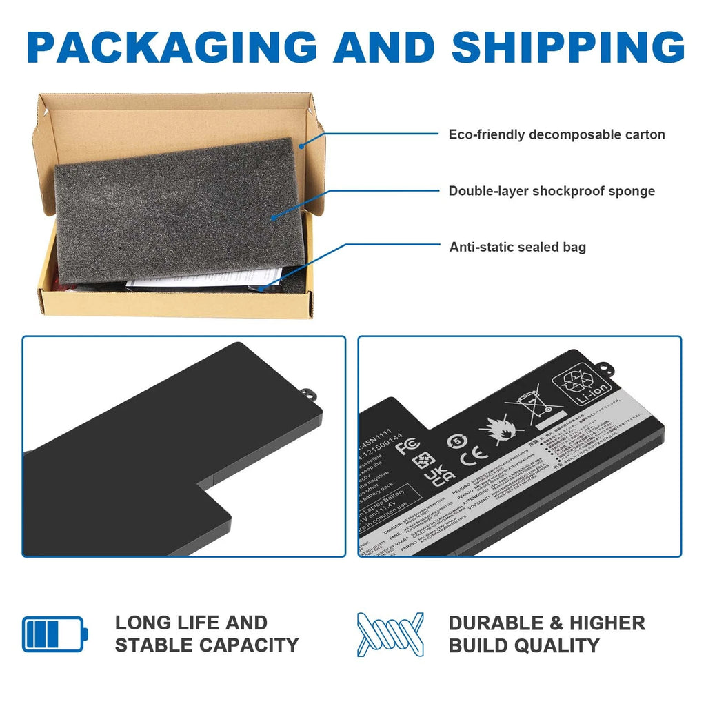 battery for Lenovo ThinkPad T440 T440S T450 T460 T450S X240 X250 45N1773 45N1112