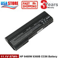 628668-001 628666-001 Battery for HP ProBook 6470B 6570B 6460B 6560B 6360B CC06