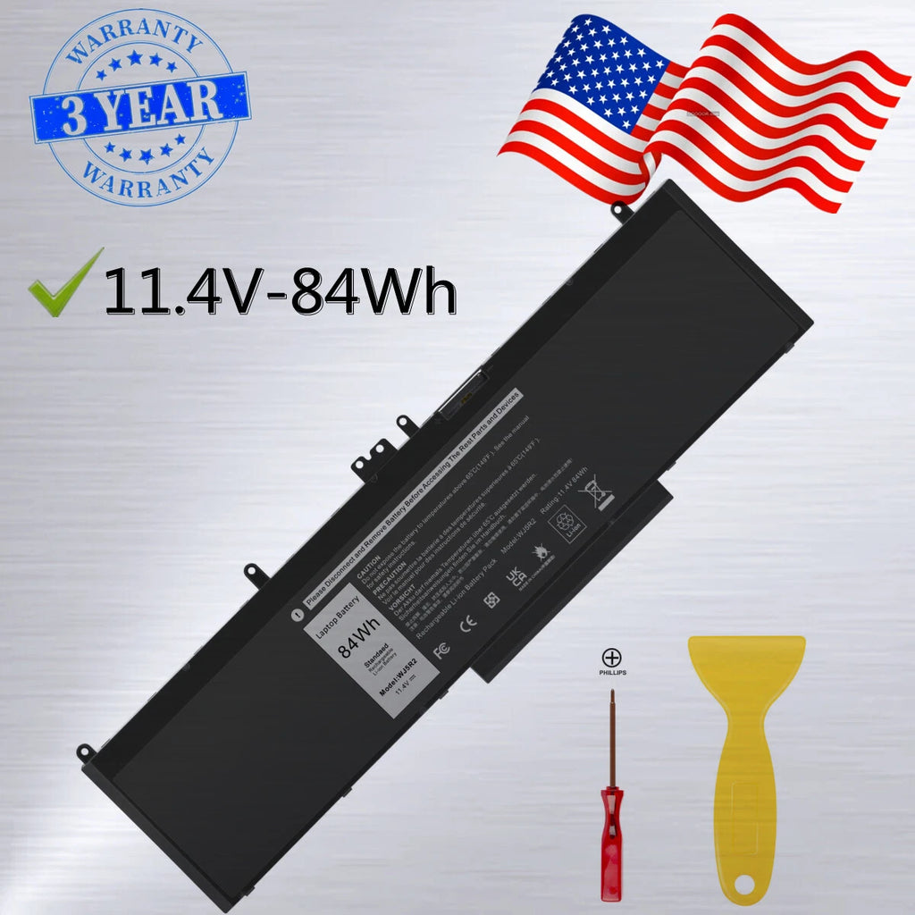 84Wh WJ5R2 Battery For Dell Latitude 5570 E5570 Precision M3510 3510 Series
