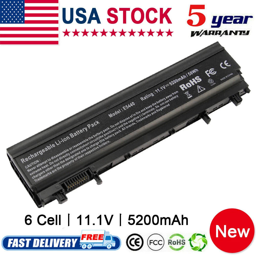 ?Laptop Battery For Dell Latitude E5540 E5440 VJXMC VVONF VV0NF N5YH9 0M7T5F New