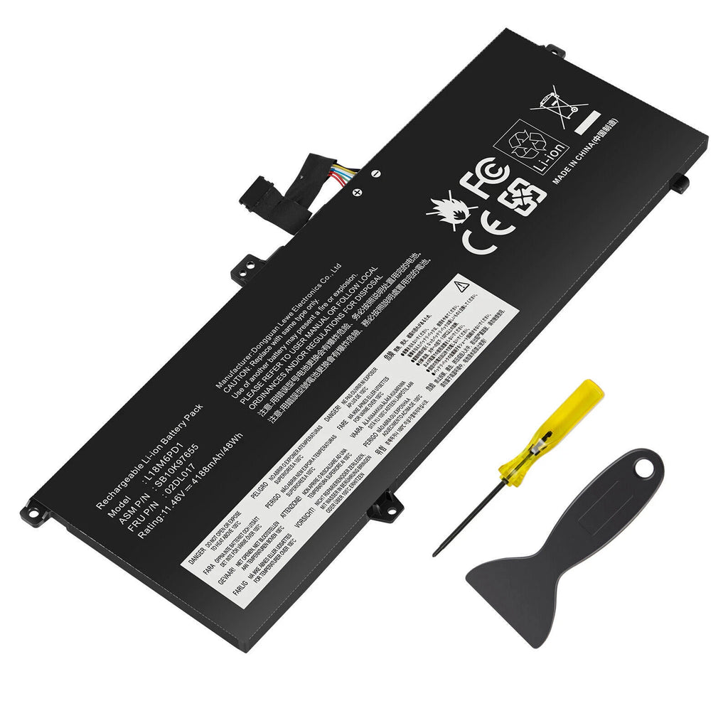?L18M6PD1 Battery L18C6PD1 for Lenovo ThinkPad X13 X390 X395 02DL017 02DL018