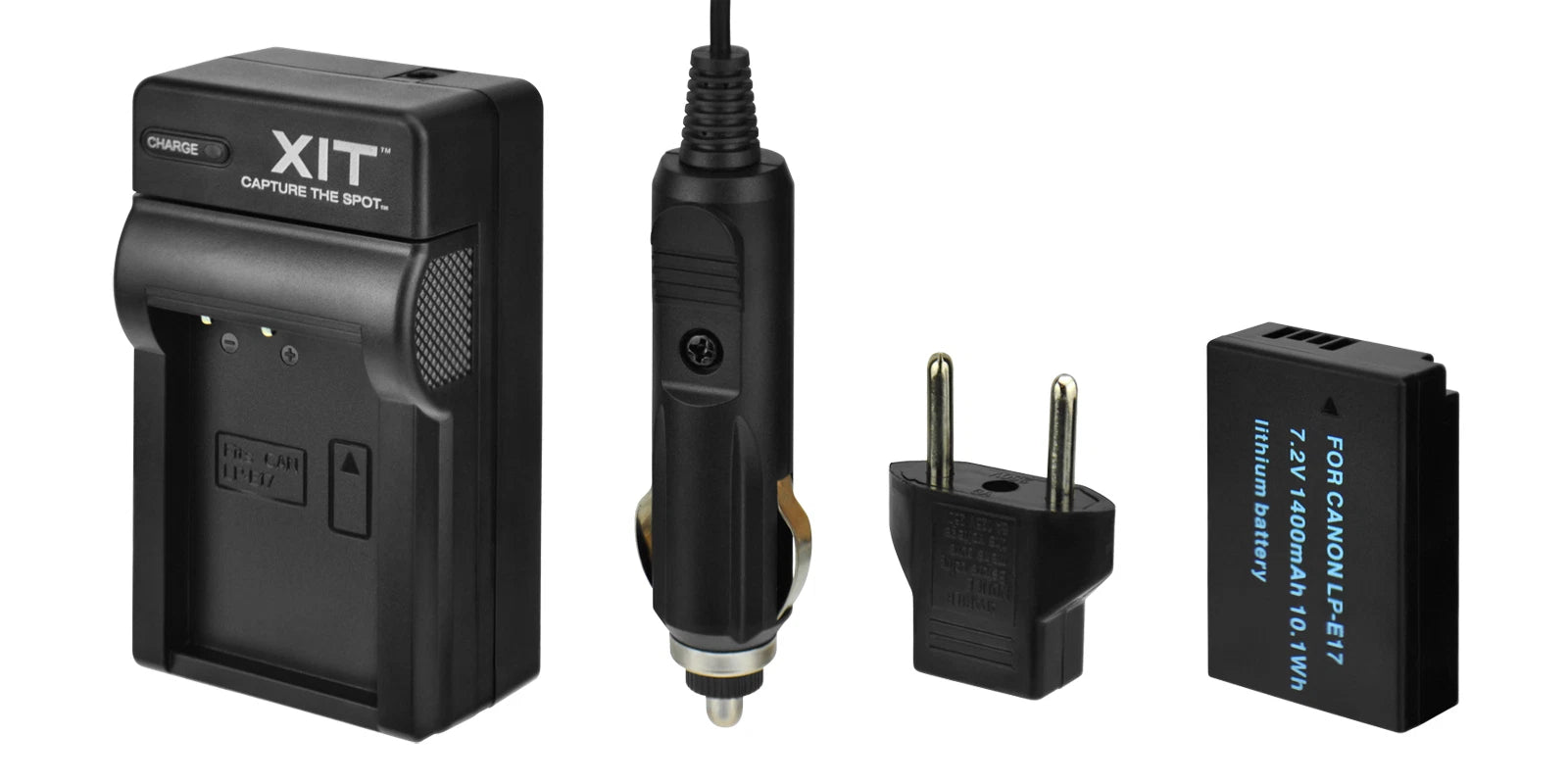 LPE-17 Battery & Charger Kit for Canon EOS SL2, SL3, T8i SLR Camera