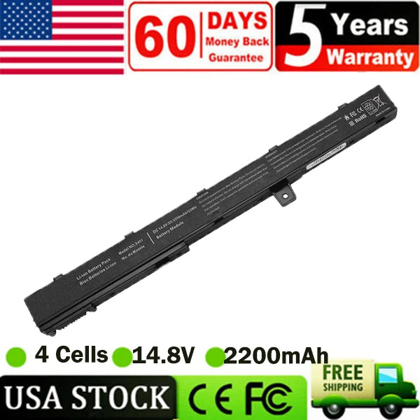 Laptop Battery For Asus X551 X551C X551CA X551M X551MA Series A31N1319 A41N1308