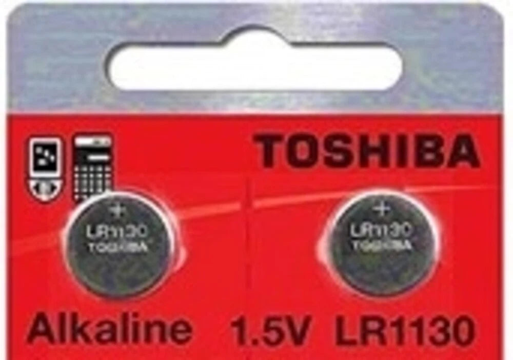 LR1130 AG10 189 1130 LR54 Pack Of 6 Toshiba Button Cell Battery EXP 2024