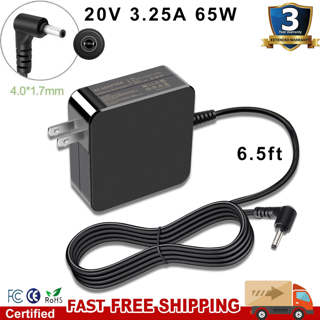 AC Adapter For Lenovo ideapad L340-17API Type 81LY 65W Charger Power Supply Cord