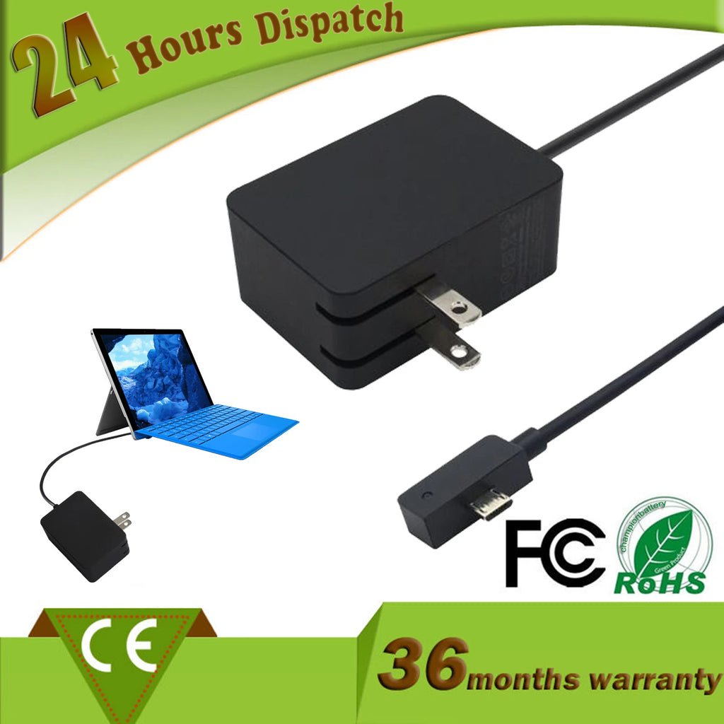 For Microsoft Surface 3 AC Adapter Charger 13W 5.2V 2.5A 1623