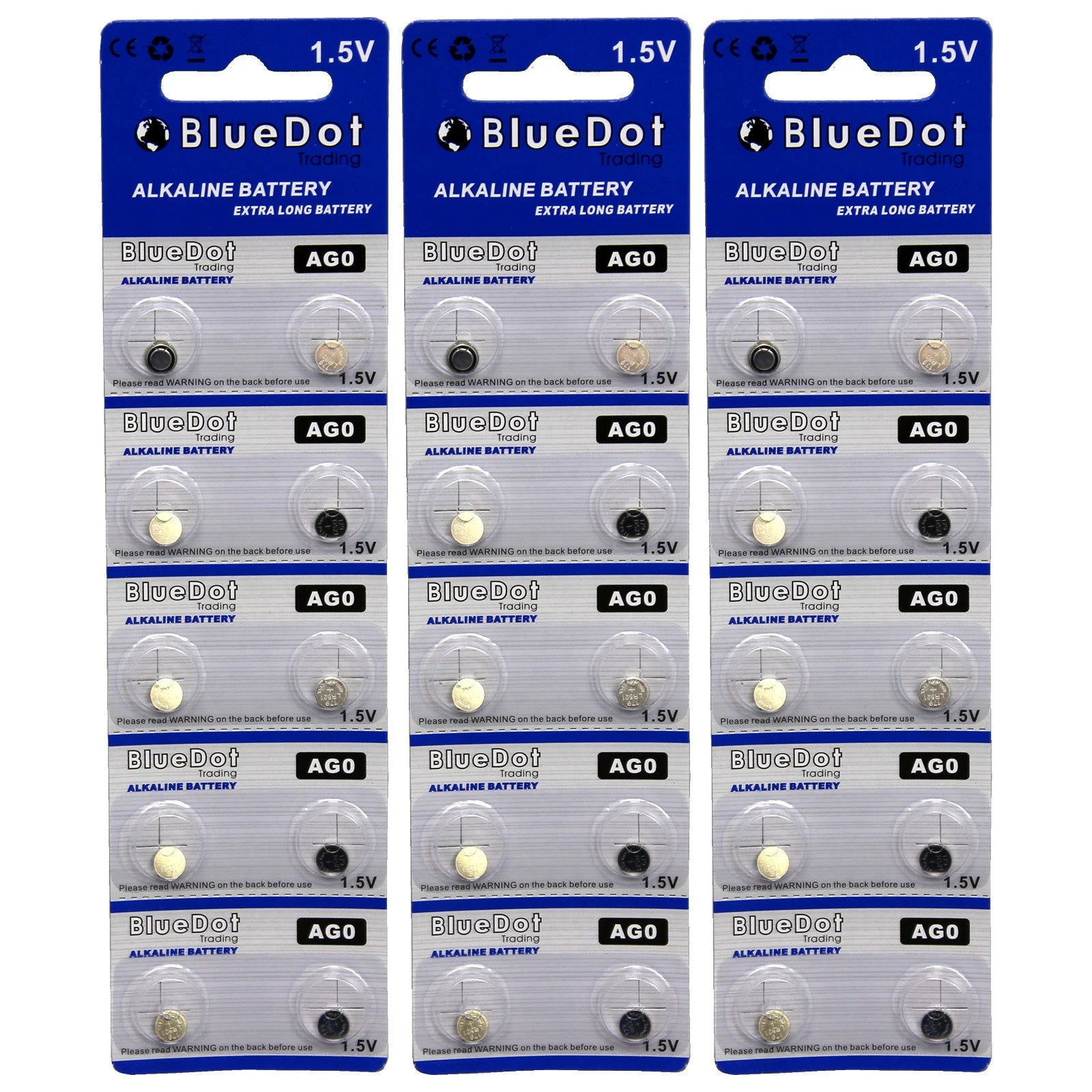 30 pcs AG0 LR63 379 LR521 1.5 Volt AGO Alkaline Watch Battery SHIPS FREE FROM US