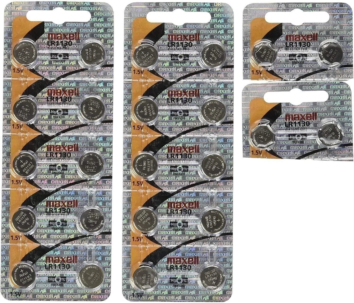 Maxell LR1130 (189) 1.5v Alkaline Batteries