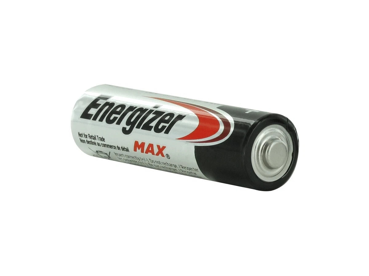 Energizer AA Alkaline 48 Count Max E91 Batteries (12 x 4 Packs)