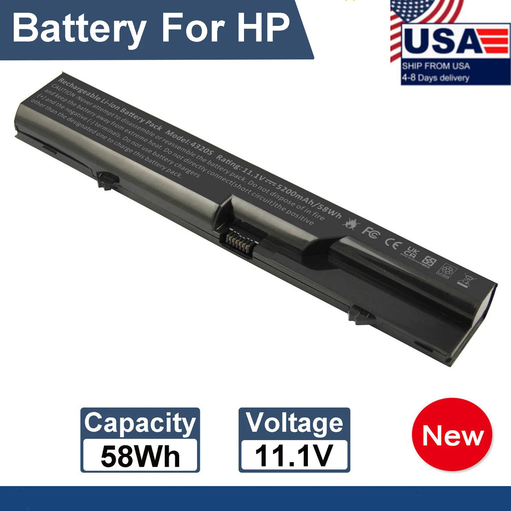 4320s Battery for HP ProBook 4321s 4421s 4420s 4425s 4525s 4520s PH06 PH09 NEW