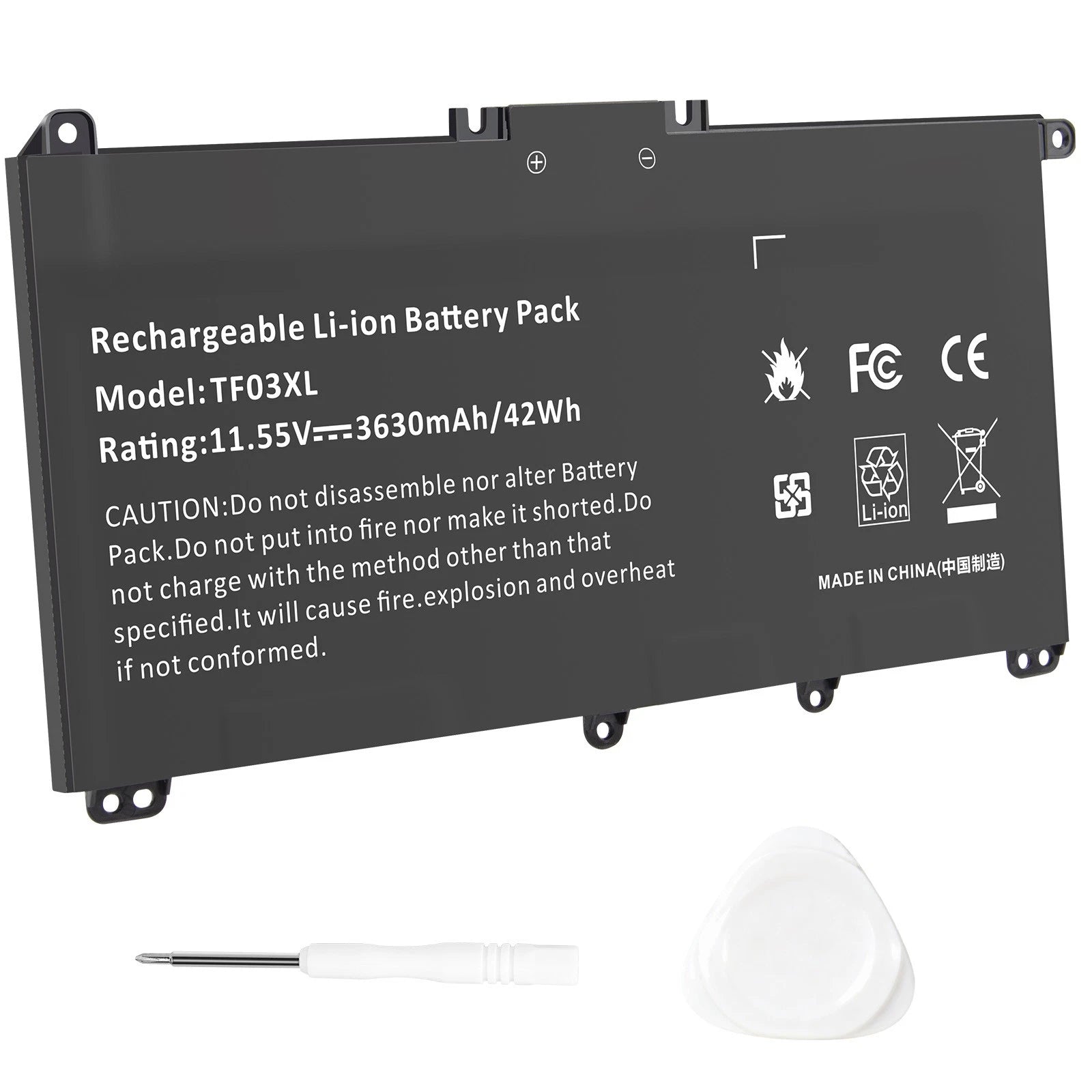 Replace TF03XL Battery For HP Pavilion 14-BF 14-BK 15-CD 15-CK Series 11.55V 42W