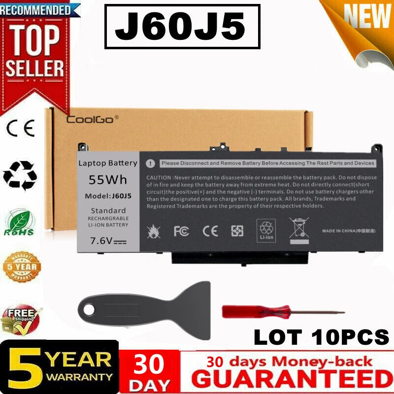 Battery For Dell Latitude E7270 E7470 Series Laptop J60J5 R1V85 451-BBSX 1W2Y2