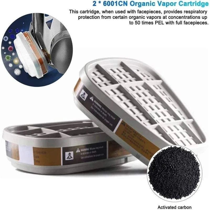 5N11 Cotton Filter /6001CN Filter Cartridge /Cover For 6200 6500 7502 Respirator