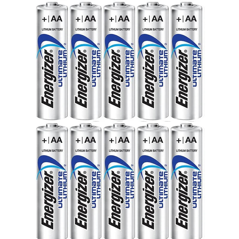Energizer AA Lithium Long Lasting Batteries, 10 Count