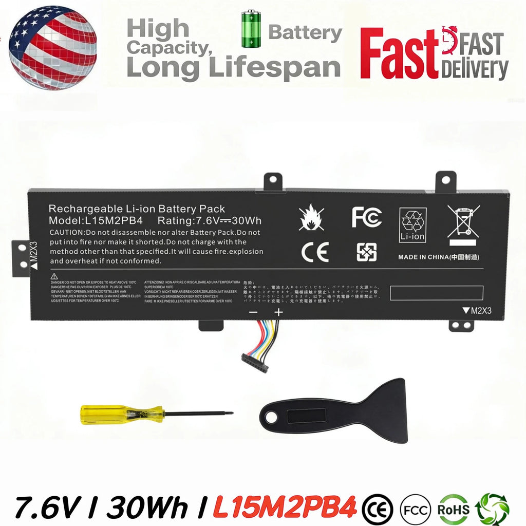?L15L2PB4 L15M2PB5 Battery for Lenovo IdeaPad 310-15ABR 310-15IKB 310-15ISK 30Wh