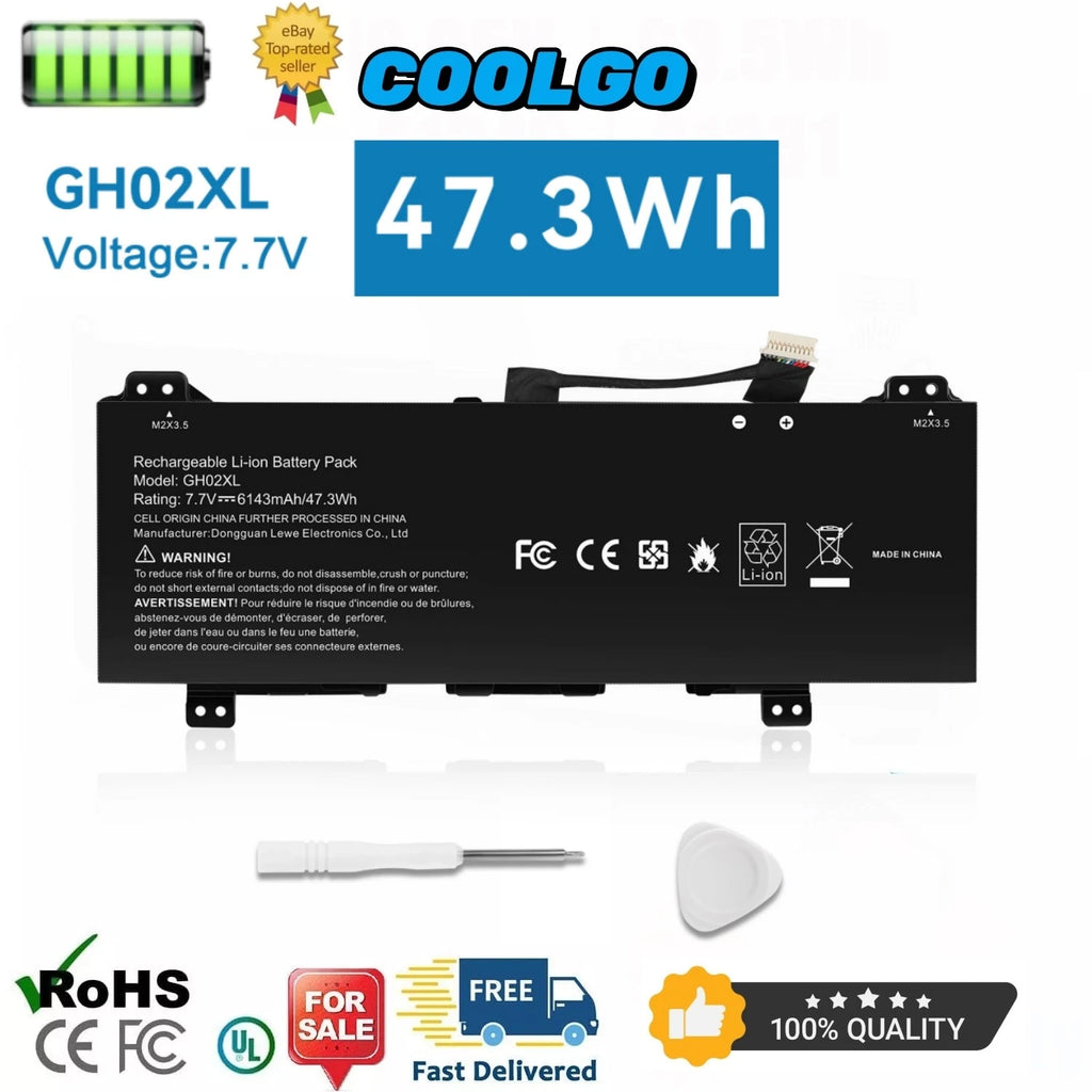 47.3Wh GH02XL Labtpo Battery For HP Chromebook 11A G8 11 G8 14 G6 X360 11 G3