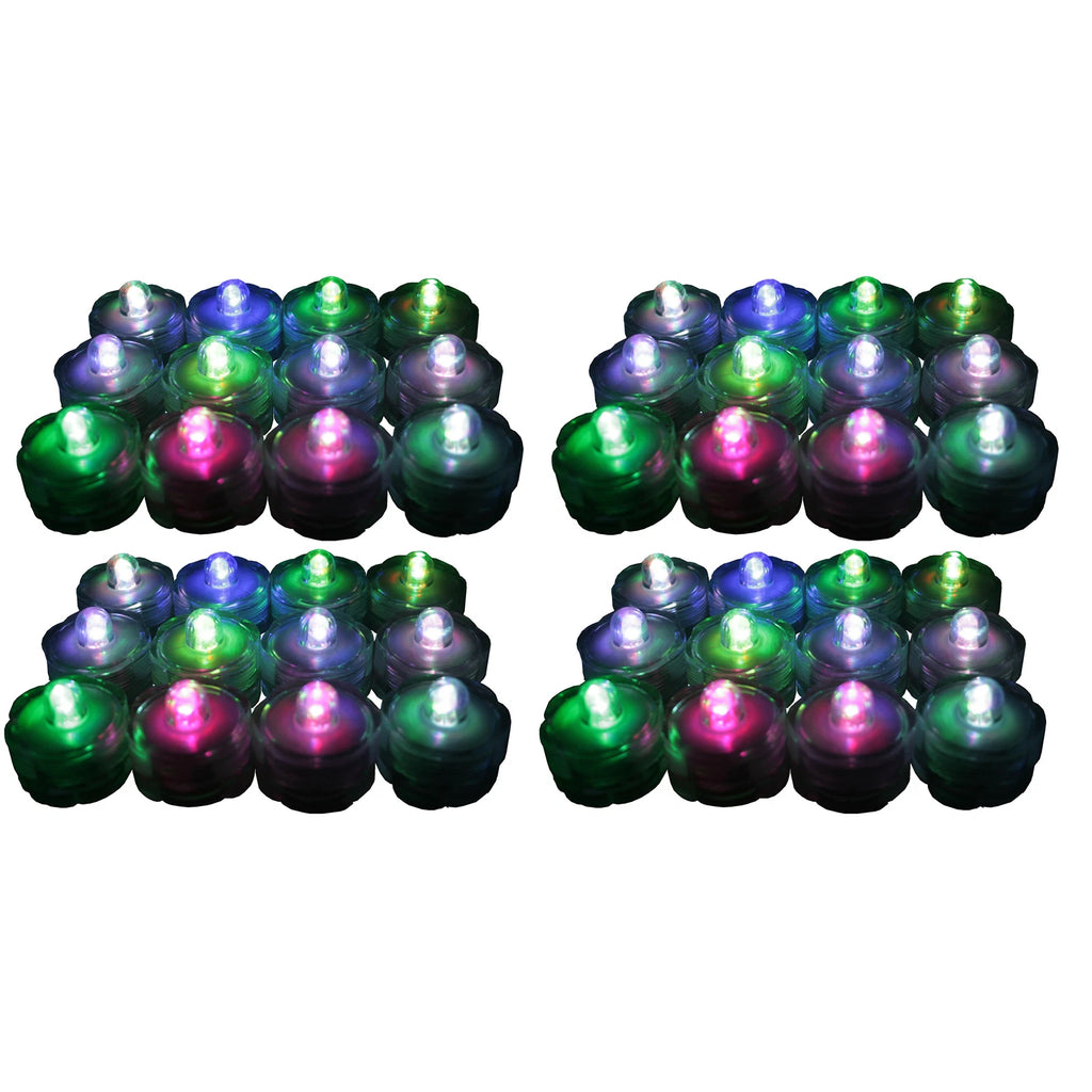 Multi-Color Changing LED really bright tealights, 48 - Candles Battery operated