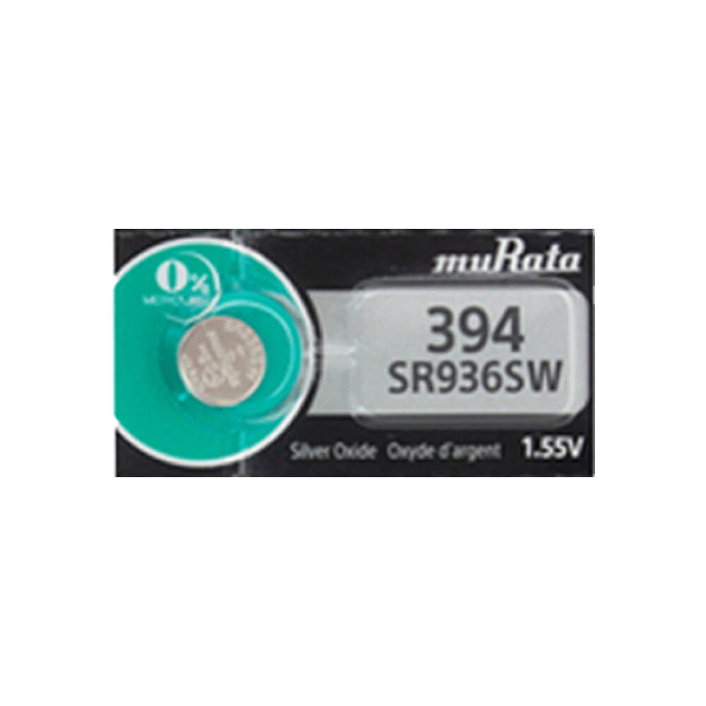 1 Murata Replaces Sony 394 SR936SW 380 LR936 LR45 Silver Ox 1.55V Watch Battery