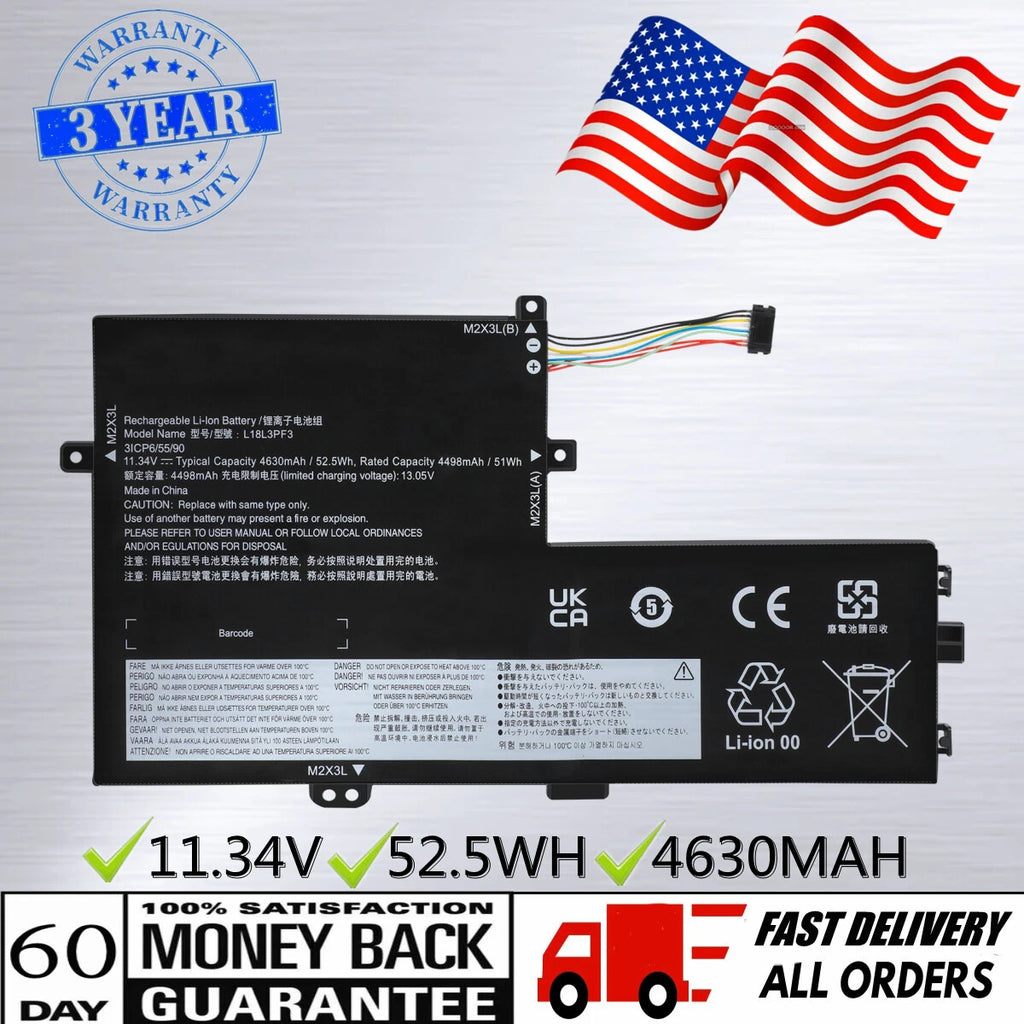 L18L3PF3 L18C3PF7 Battery For Lenovo Ideapad S340-14 S340-15 L18L3PF2 L18M3PF6