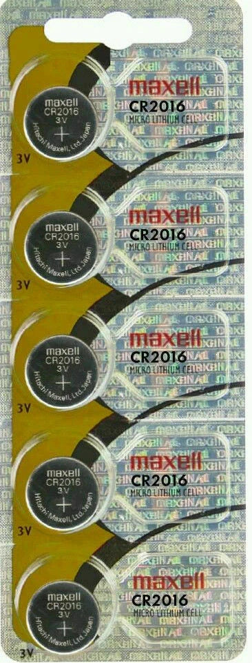 Lot 5 x Genuine Maxell CR2016 CR 20216 3V LITHIUM BATTERY Made in Japan BR2016