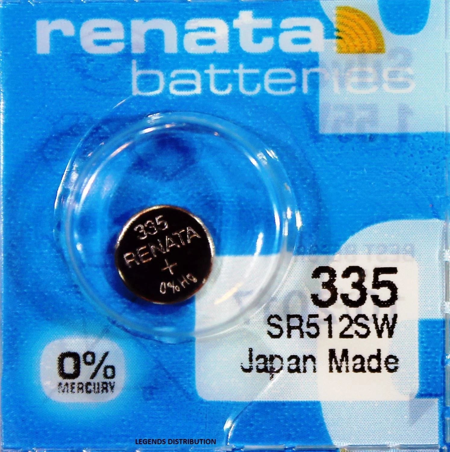 335 RENATA SR512SW SR512 (5 piece) Watch Battery Free Shipping Authorized Seller