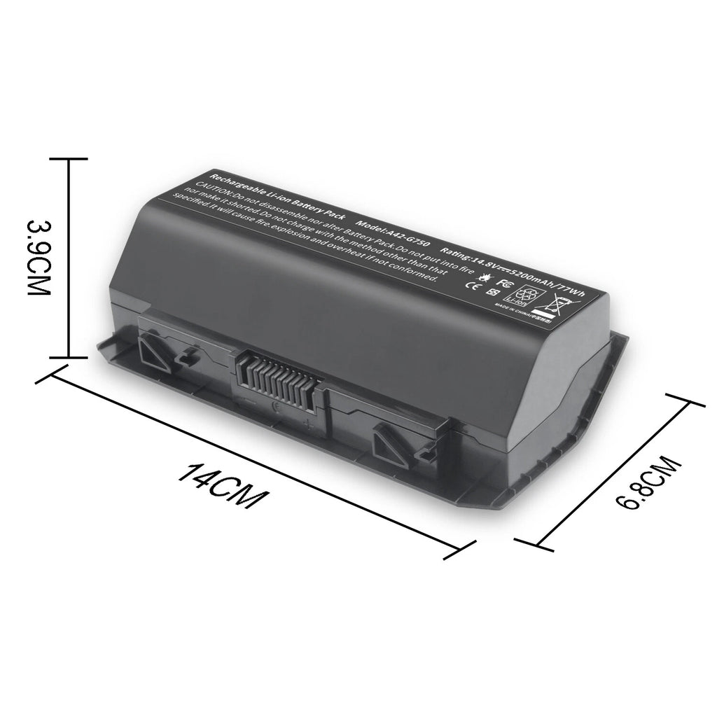 Battery A42-G750 For ASUS ROG G750 G750J G750JH G750JM G750JS G750JW G750JX US