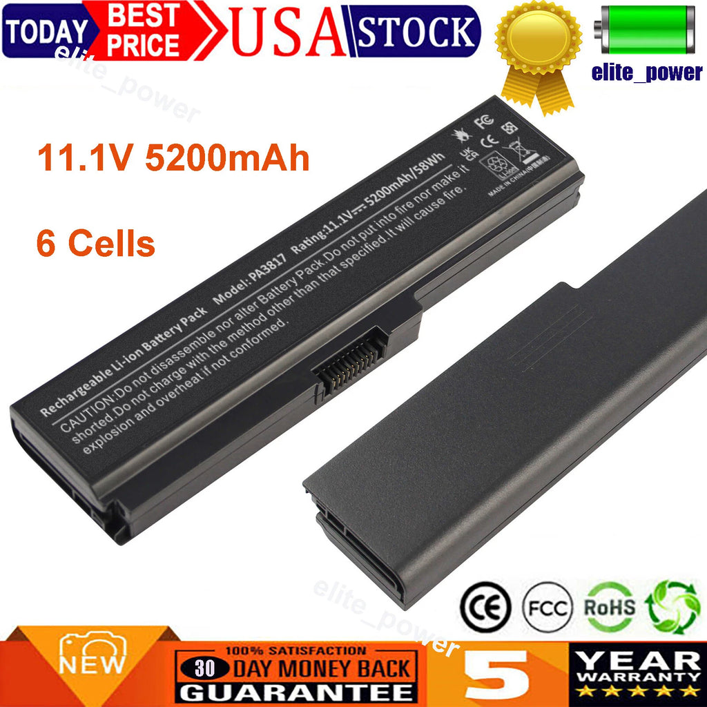 PA3817U-1BRS PA3819U-1BRS Battery for Toshiba Satellite L640 L645 L650 L655 L670