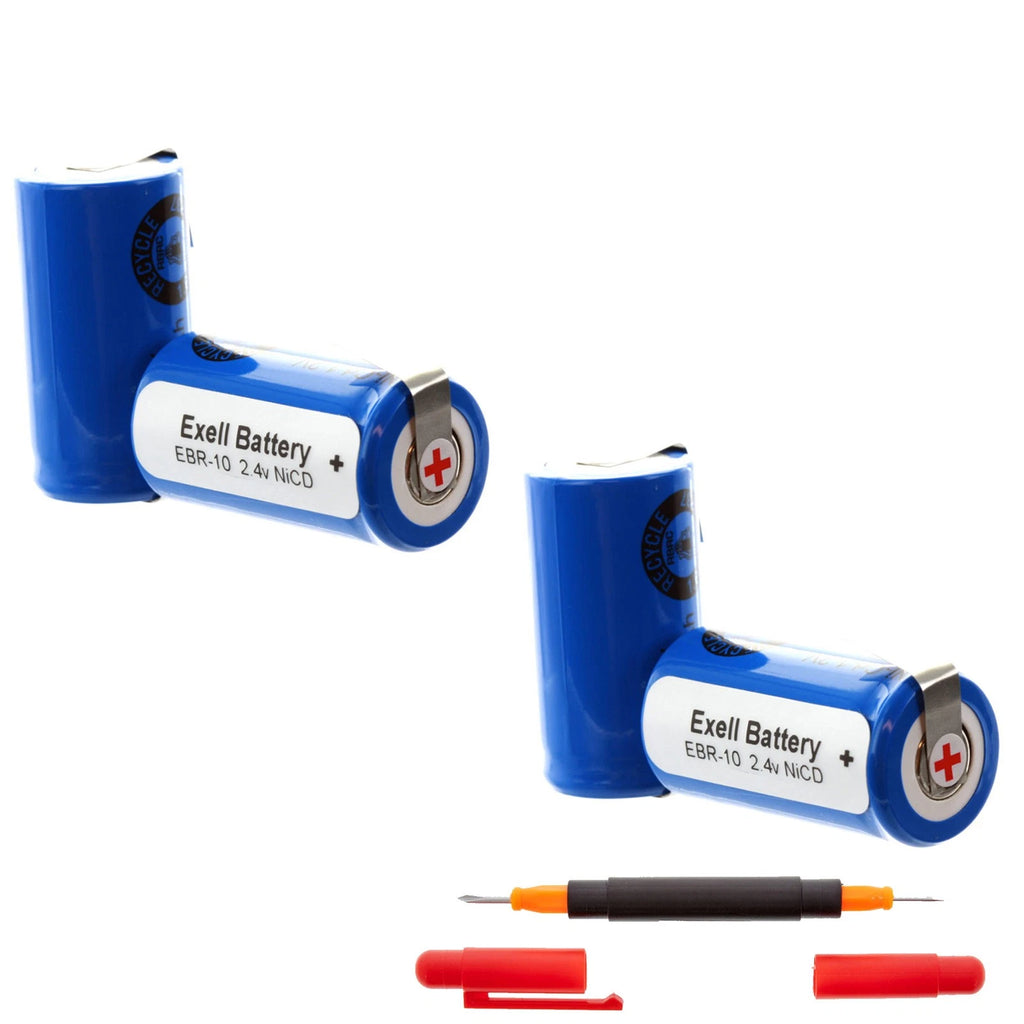 2x NEW Razor Battery For Remington 5BF1, XLR3000 HP1318 HP1319 HP1312