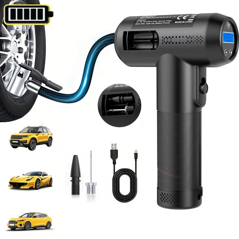 Tire Inflator Car Air Pump Compressor Electric Portable Auto 12V Volt 150 PSI