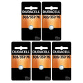 5 x 303/357 Duracell Silver Oxide Batteries (AG13, SR44, SR44W, EPX76, 76B)