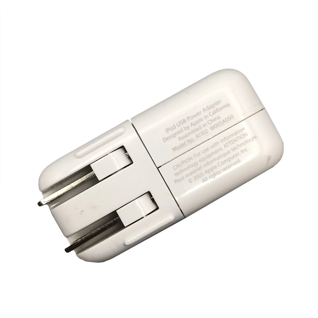 NEW Genuine Apple A1102 W005A050 USB Power Adapter Charger 5W 5V 1A For iPod