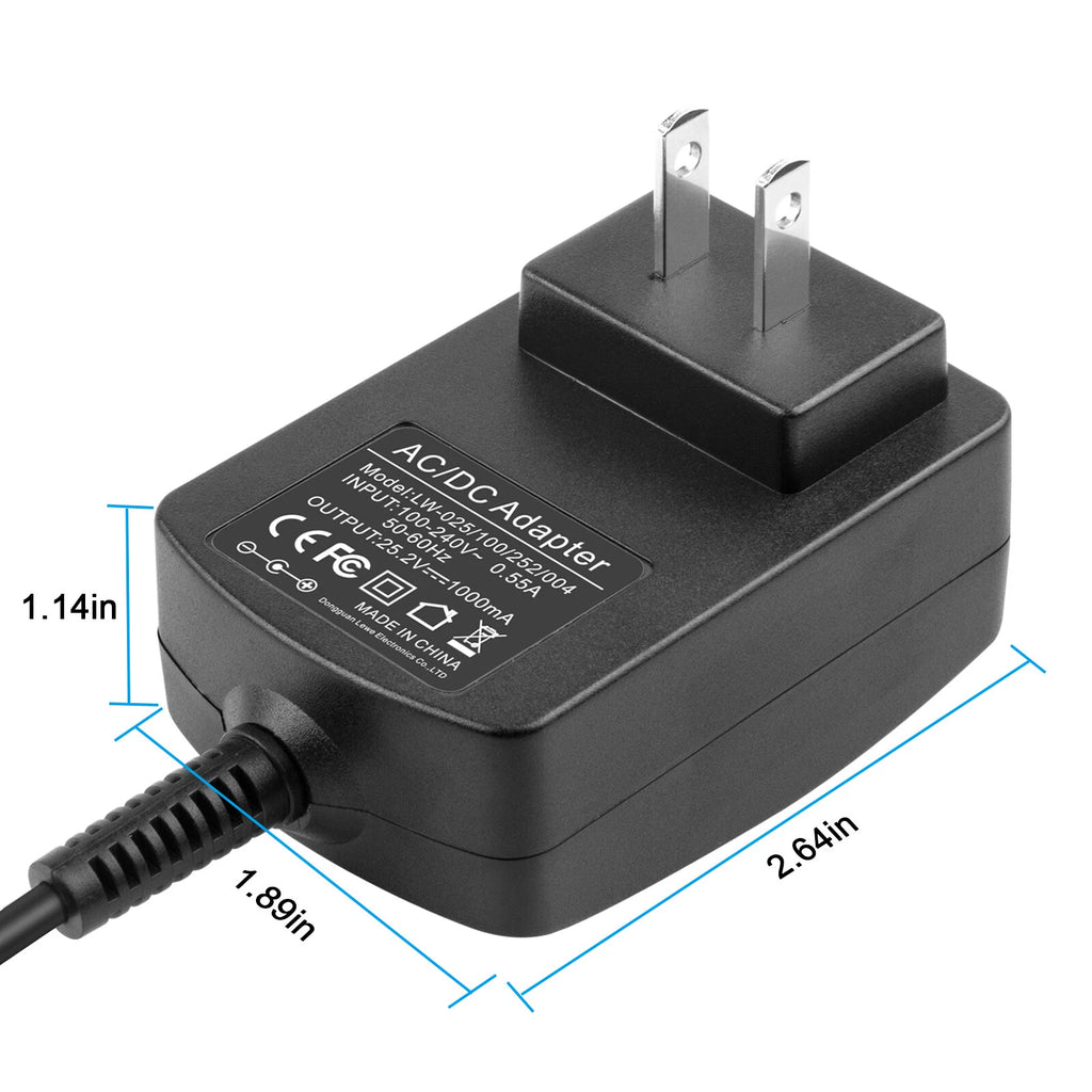 25W AC/DC Adapter Charger For Hyperice Hypervolt Massage Gun 53000-001-00 Power