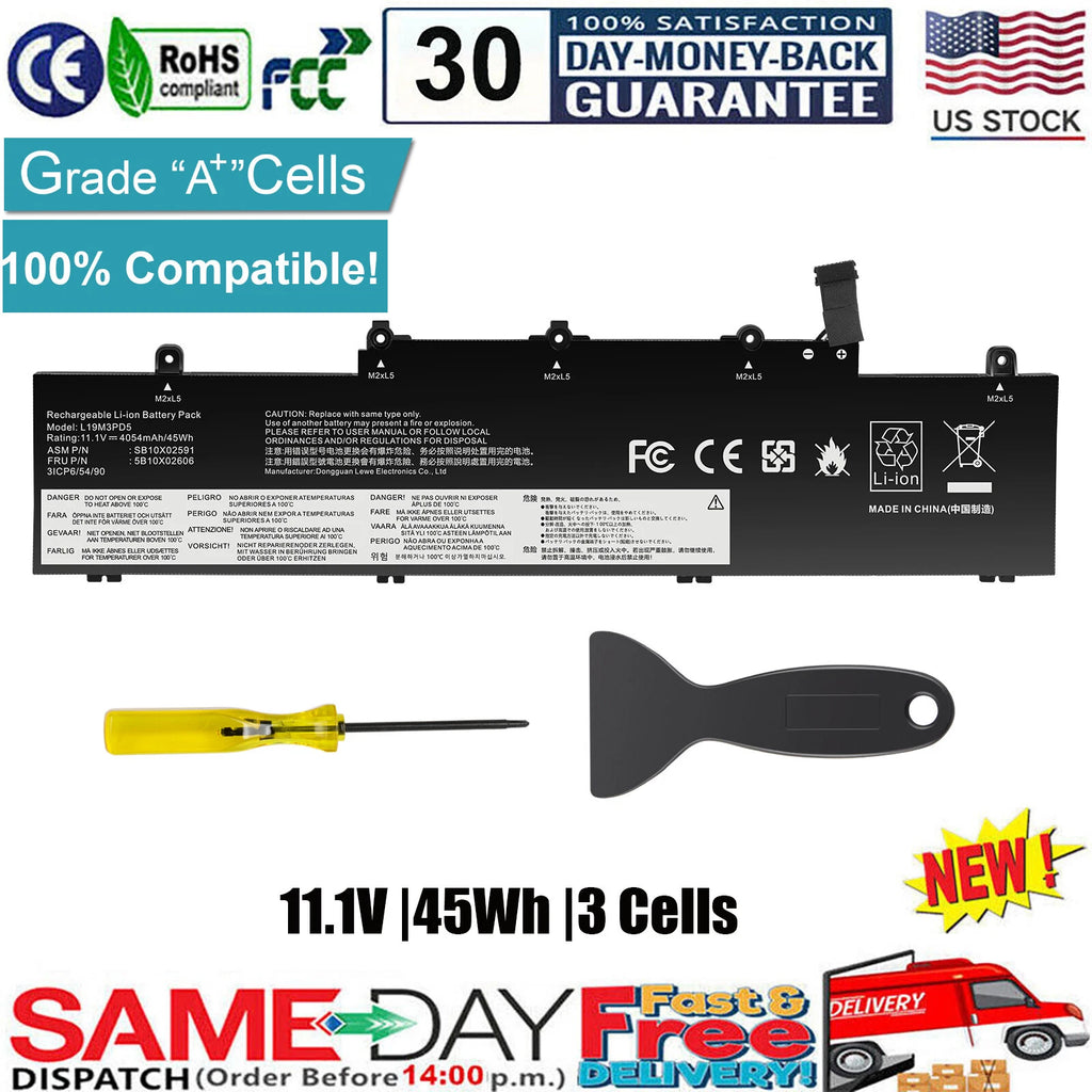 ?L19D3PD5 L19L3PD5 L19M3PD5 Battery for Lenovo ThinkPad E14 E15 Gen 2 20T6 20T8