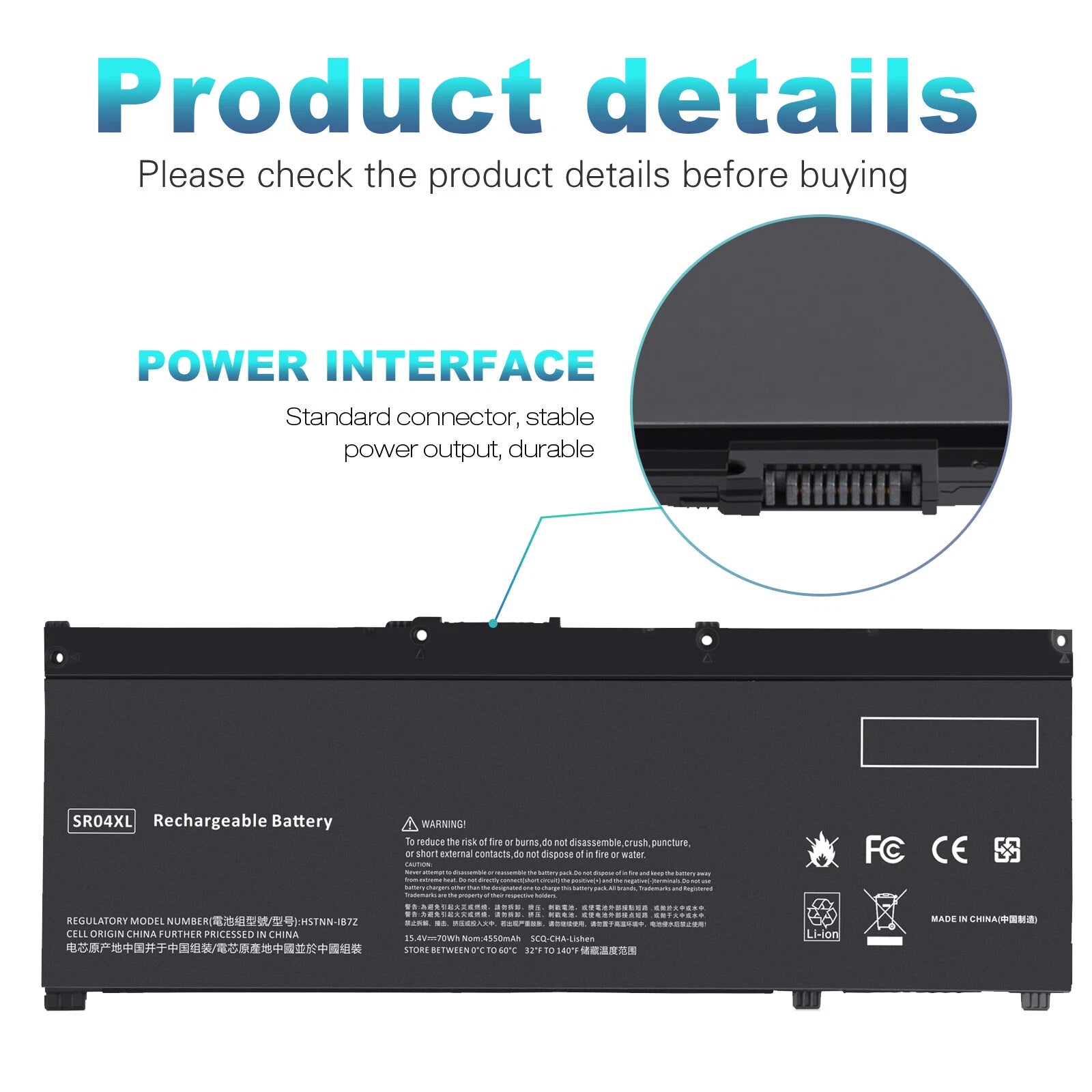 SR04XL 917724-855 Battery For HP OMEN 15-CE 15-DC 15-CE011DX HSTNN-DB7W SR04070
