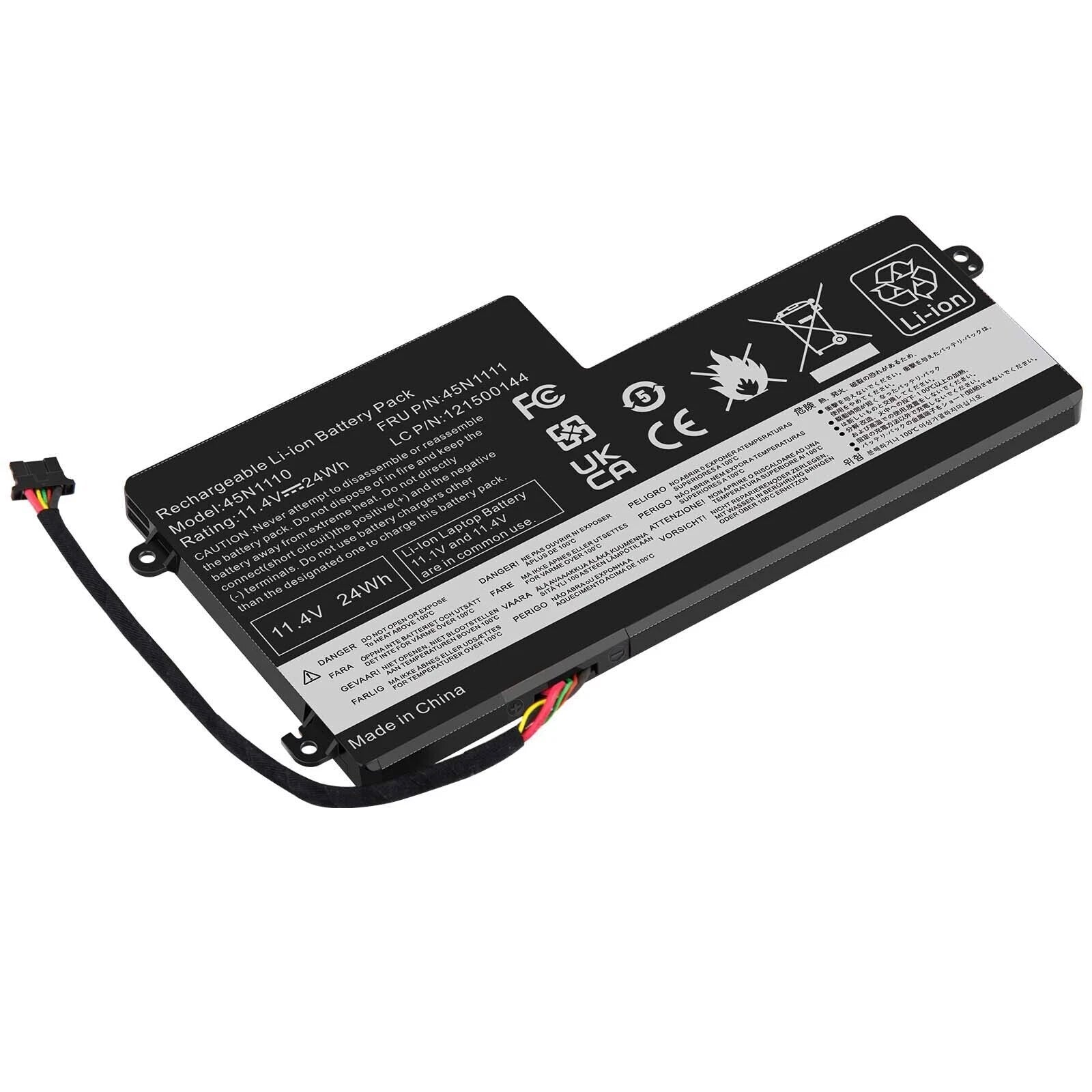 45N1111 Battery For Lenovo 45N1110 45N1108 45N1109 LC P/N 121500144 24Wh