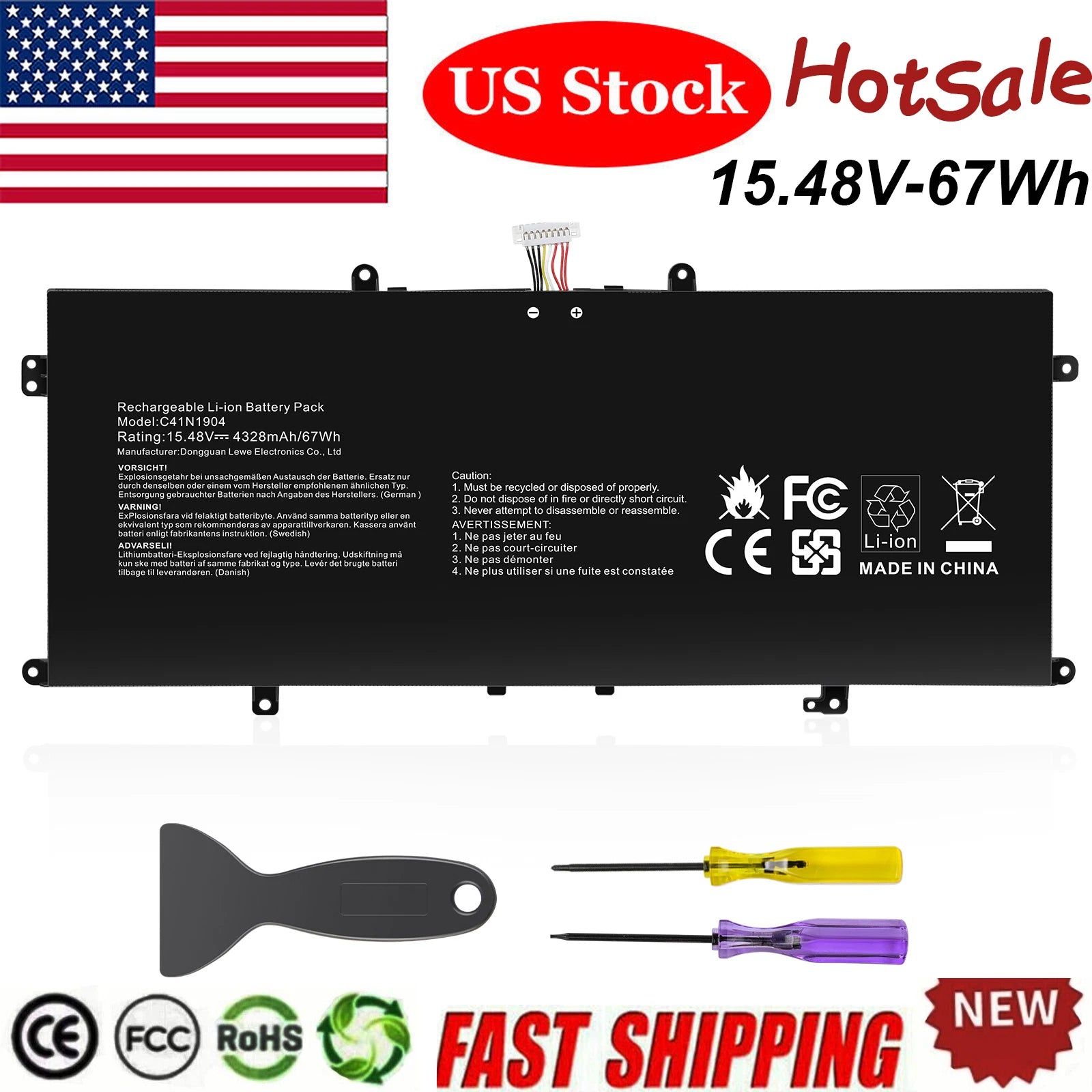 C41N1904 Battery for Asus ZenBook 13 BX325JA UM325SA UM325UA UX325EAS13 UX393EA