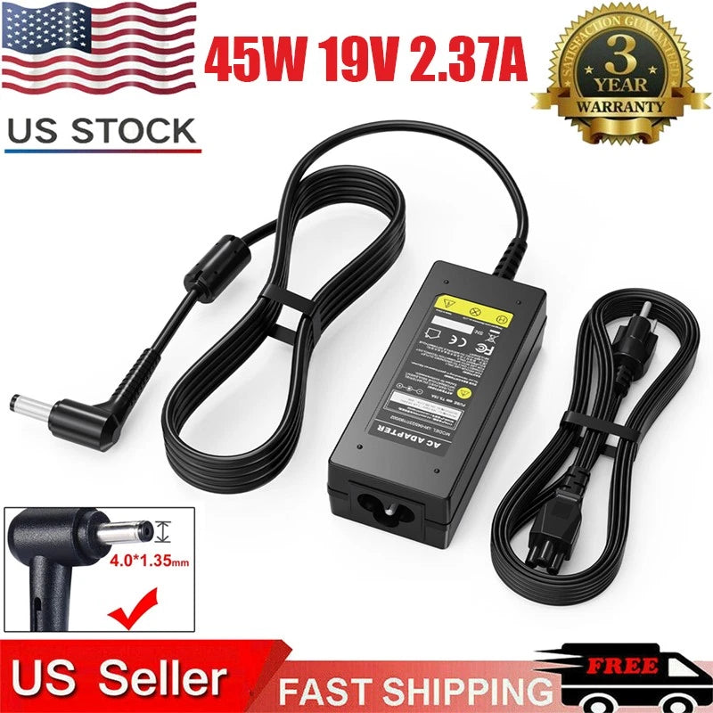 33W 45W Adapter Laptop Charger For ASUS X456U X442U X510U X541U 4.0mm*1.35mm US