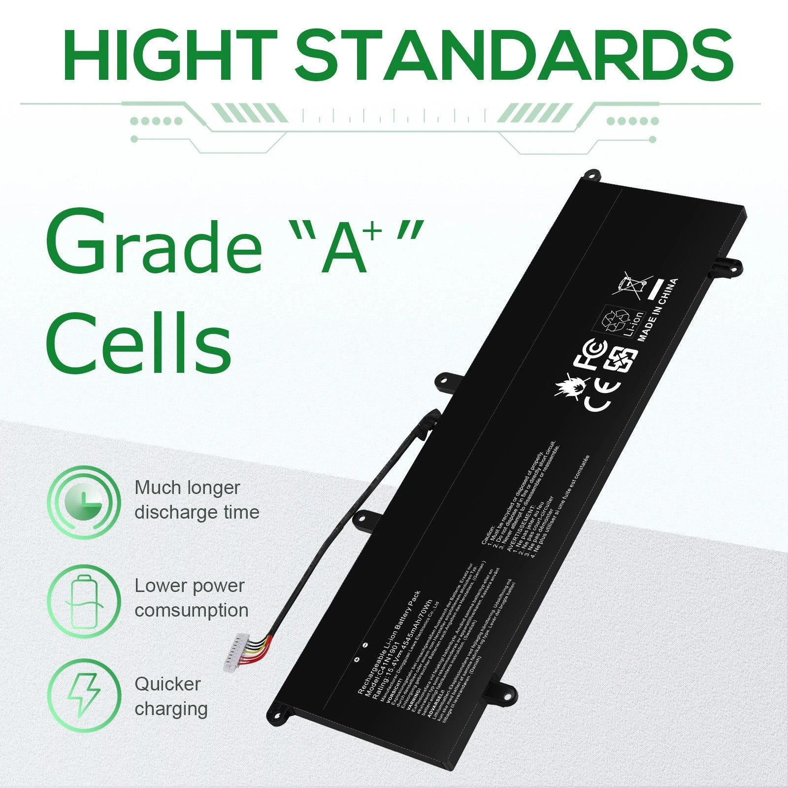 C41N1901 4ICP6/60/72 Battery for Asus ZenBook DUO UX481 UX481FA UX481FL UX4000FL