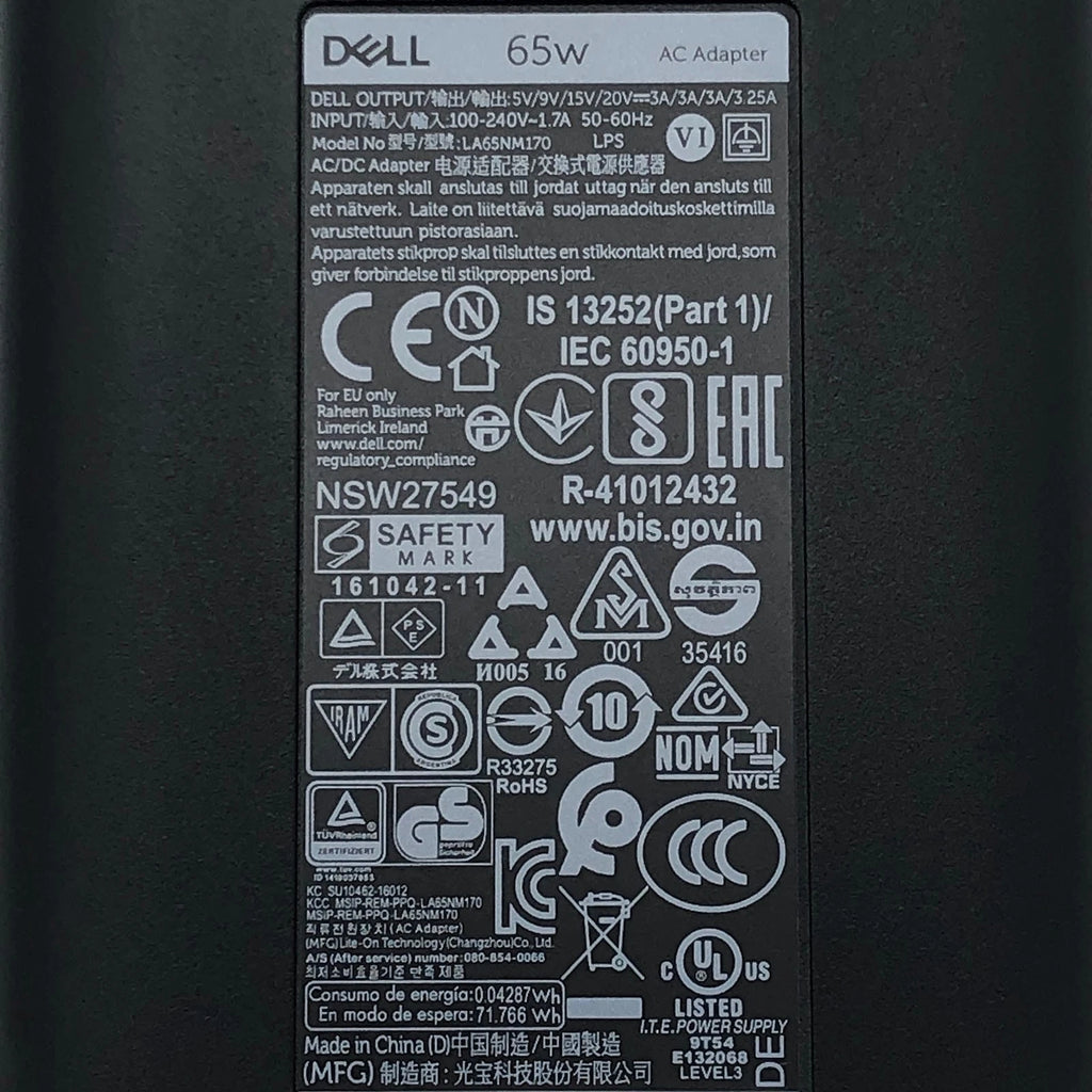 NEW Genuine Dell Series USB-C AC Adapter for Dell Latitude 5500 5501 7310 7480