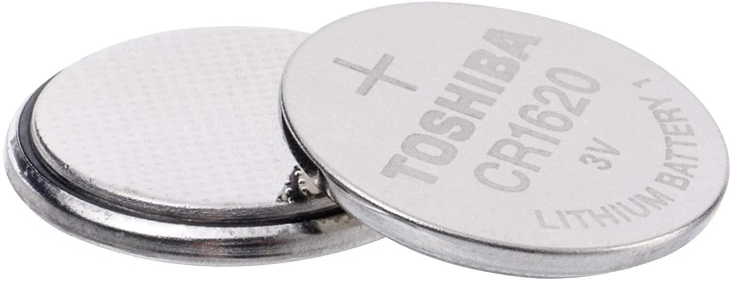 Toshiba CR1620 3V Lithium Coin Cell Battery Pack of 5