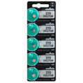 5 x Murata 319 SR64 SR527SW Silver Oxide 0% Mercury Watch Battery