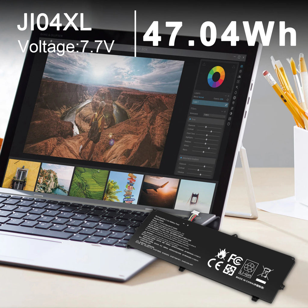 JI04XL Battery For HP Elite X2 1012 G2-1LV76EA 901247-855 901307-541 HSN-I07C