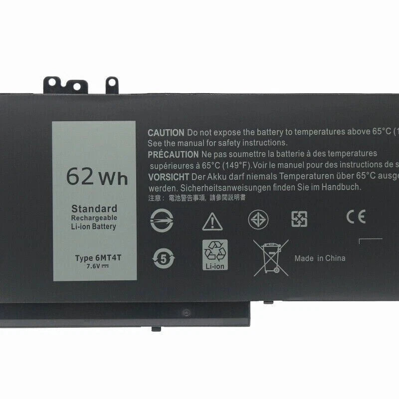 6MT4T Battery/Charger for Dell Latitude E5470 E5570 79VRK 7V69Y TXF9M Notebook