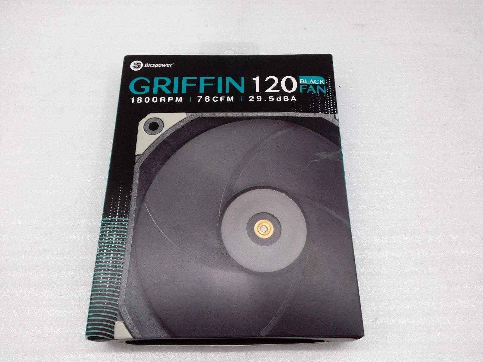 Bitspower Griffin 120 Black Fan 1800RPM 78CFM BPA-GF1218-BK FANX1 29.5dBA
