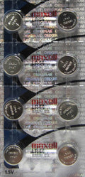 Fresh Genuine Maxell LR44 (A76) 357 1.5V Alkaline Coin Cell Button Batteries x 8