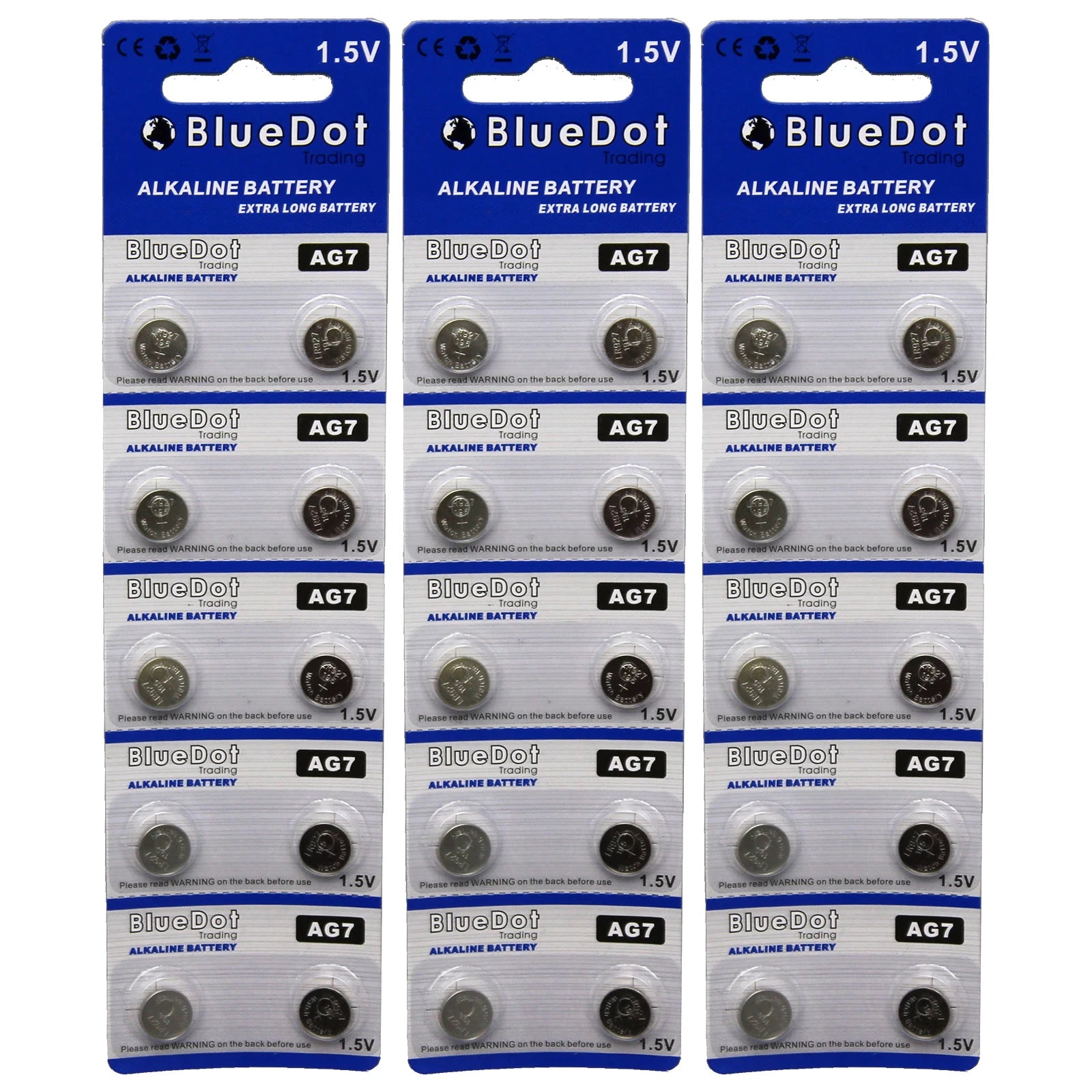 30 AG7 395 LR57 LR927 SR57 1.5 Volt Alkaline Button Cell Watch Battery USA SHIP