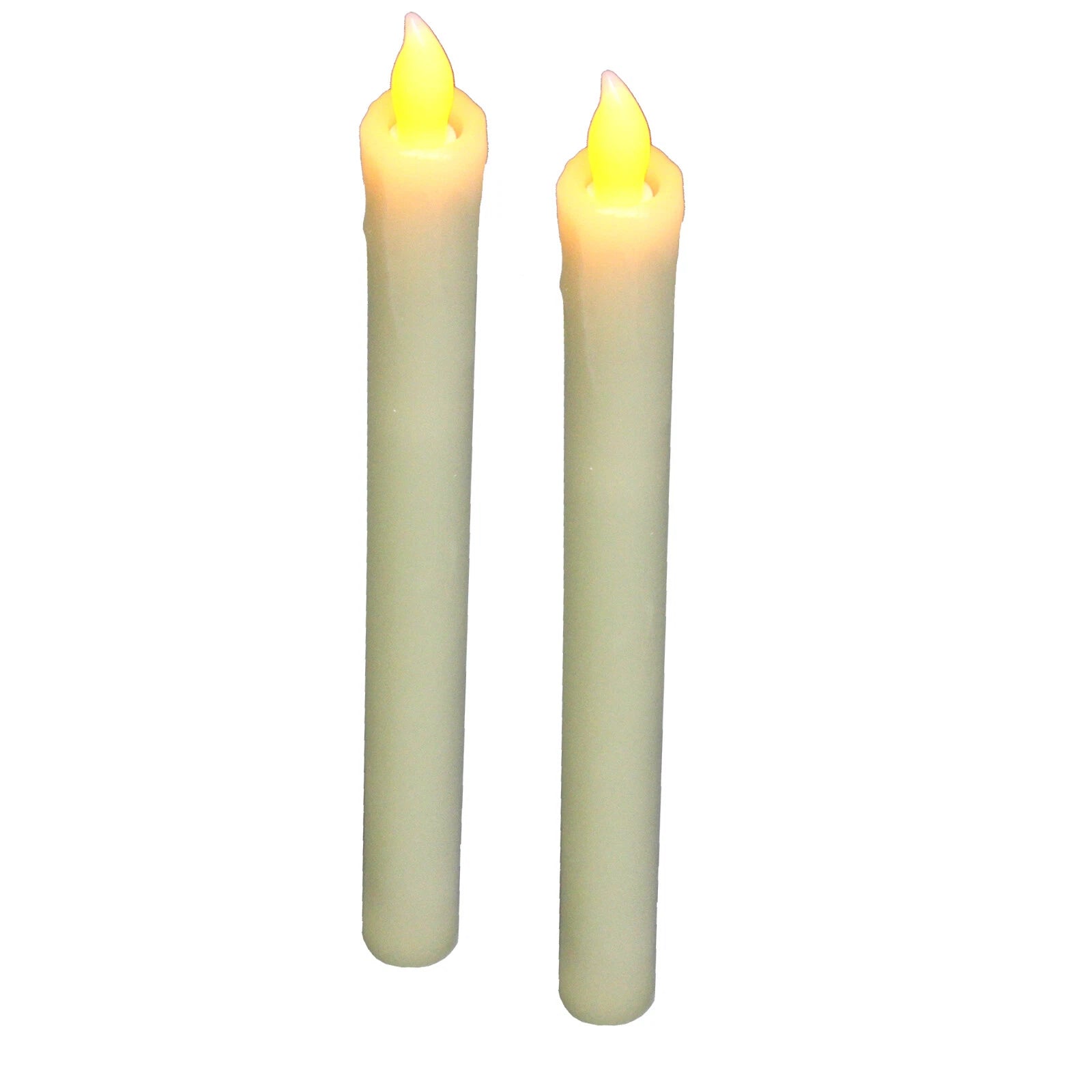 LED CANDLE 9in Ivory Flameless EMERGENCY STORM HURRICANE BATTERY POWERED CANDLES